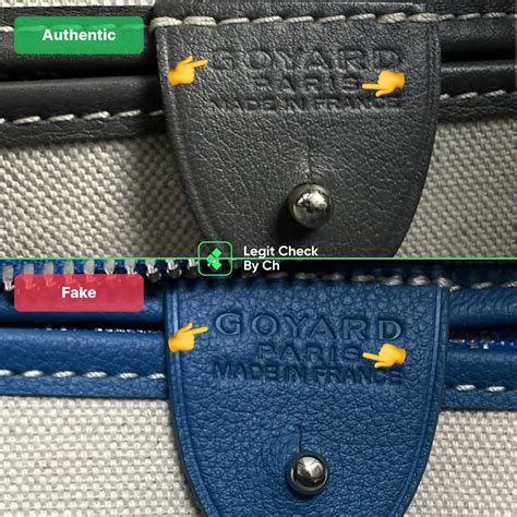 goyard fake brasil|goyard bag vs real.